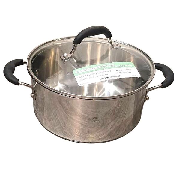 Cuisinart Premium Stainless Steel Induction Ready 4QT Stockpot w/Lid - Picture 1 of 7